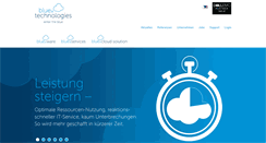 Desktop Screenshot of blue-technologies.de